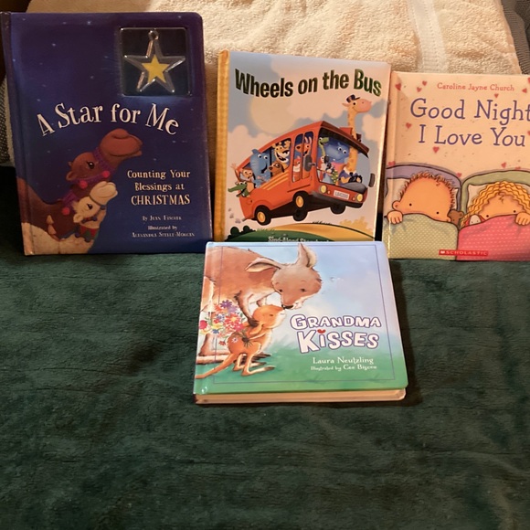 Other - Children's Storybook Set with Blue, Yellow, and Pink Covers